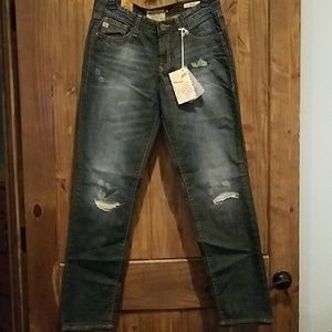 Brand new distressed Dear John jeans